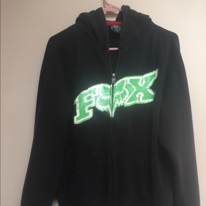 Fox zip hoodie